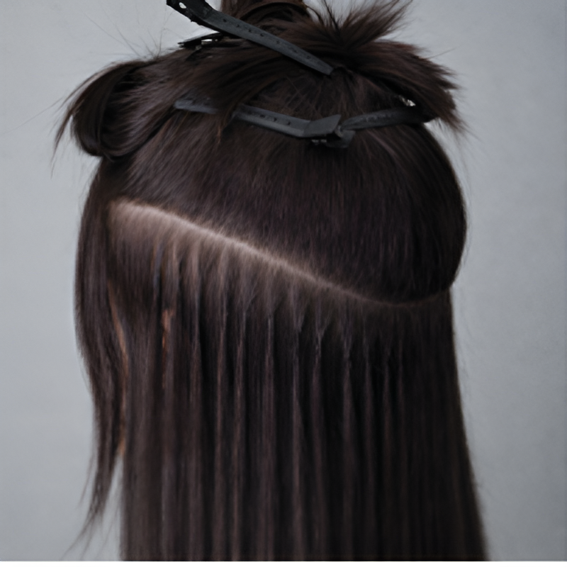 Fusion hair extensions strand-by-strand application by Tony Odisho